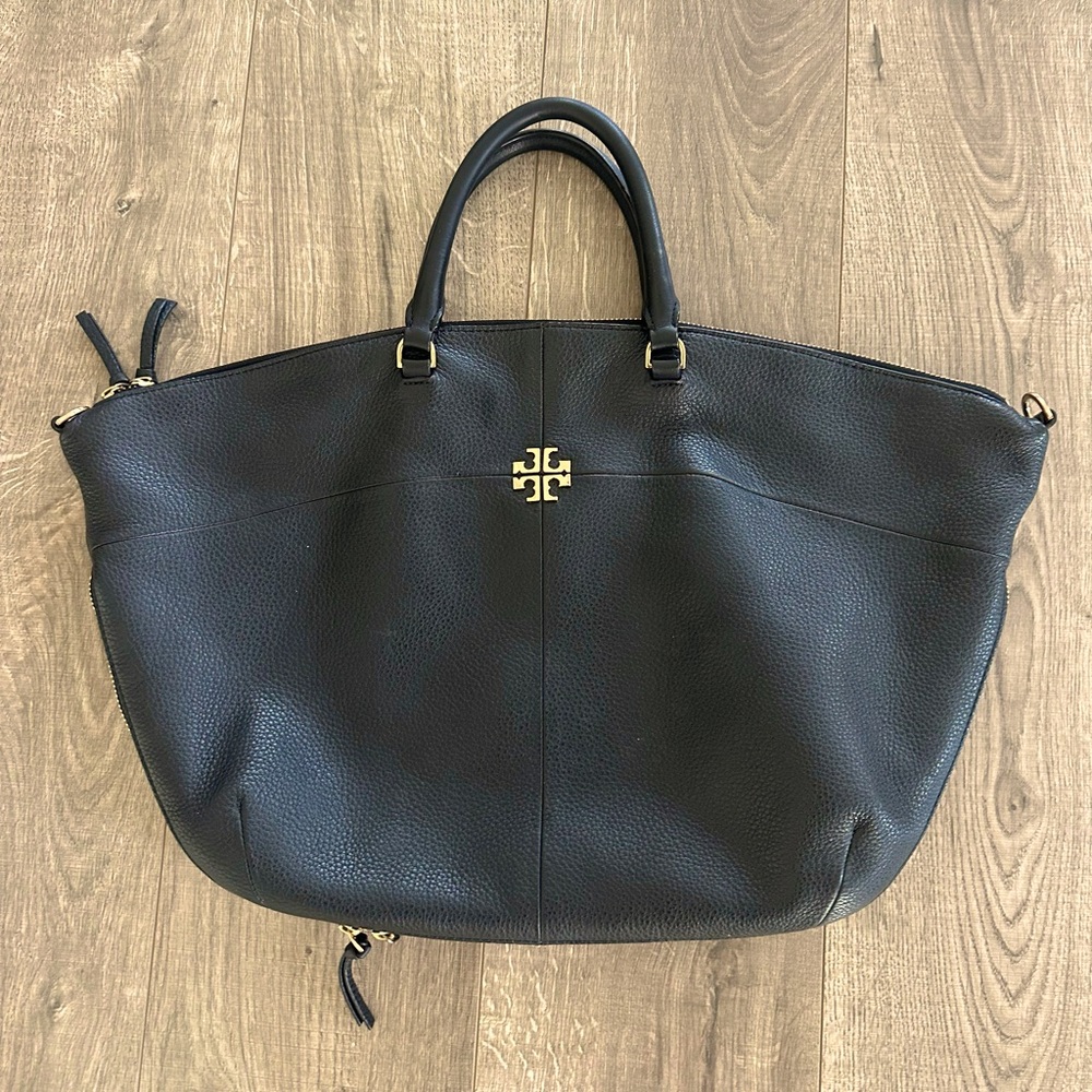 Tory Burch pebbled satchel